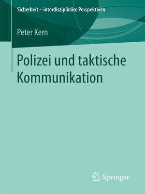 cover image of Polizei und taktische Kommunikation